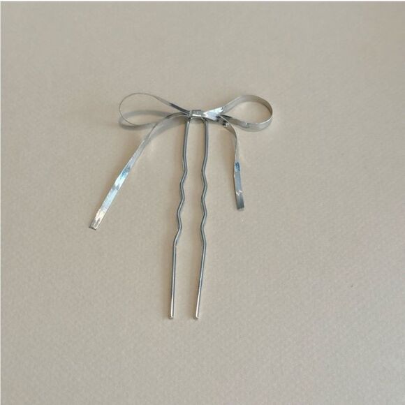 Elegant Silver Hair pin N1421 - Picture 2 of 4